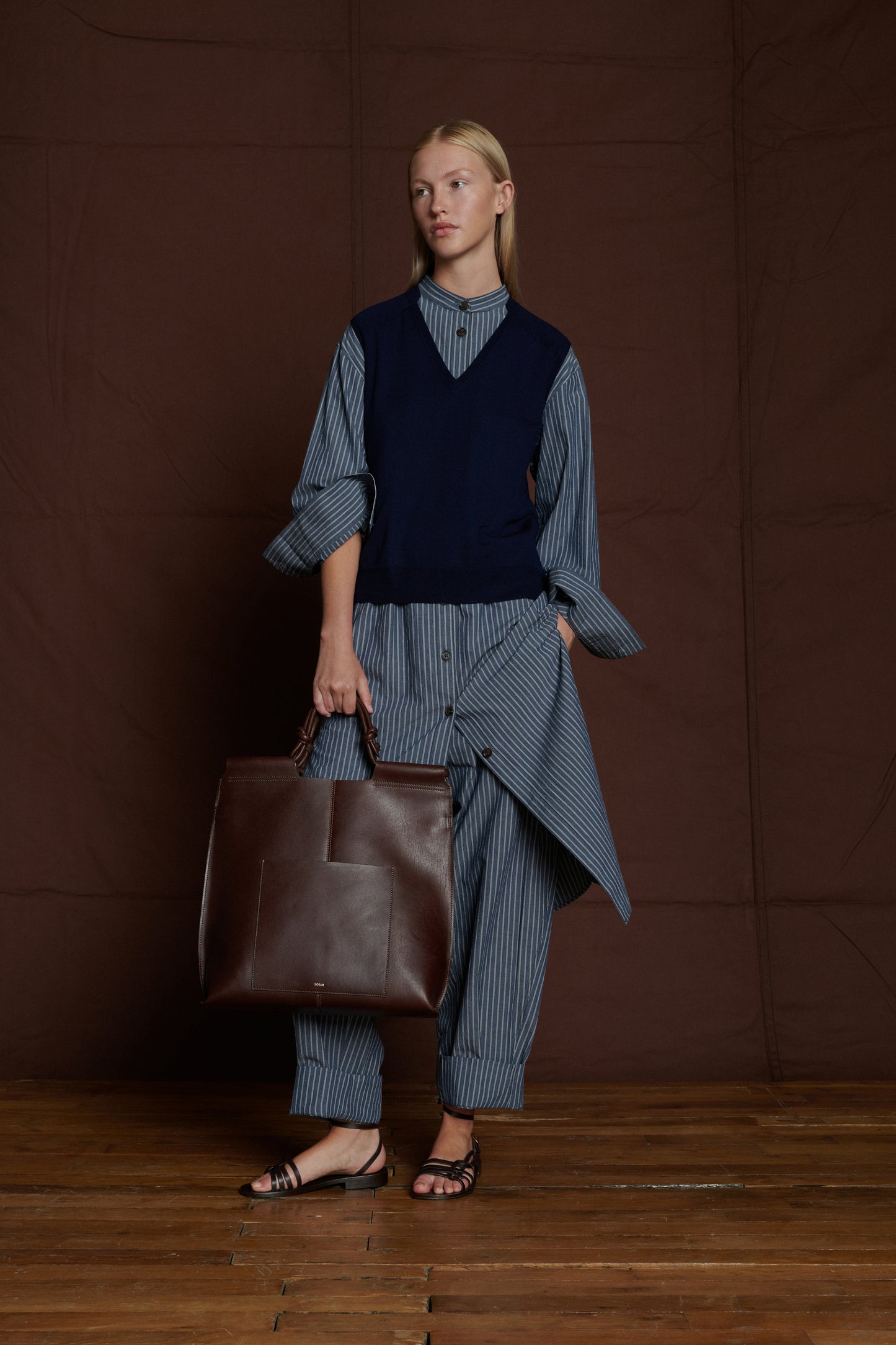 Robe Akiko - Bleu Nuit - Coton - Femme