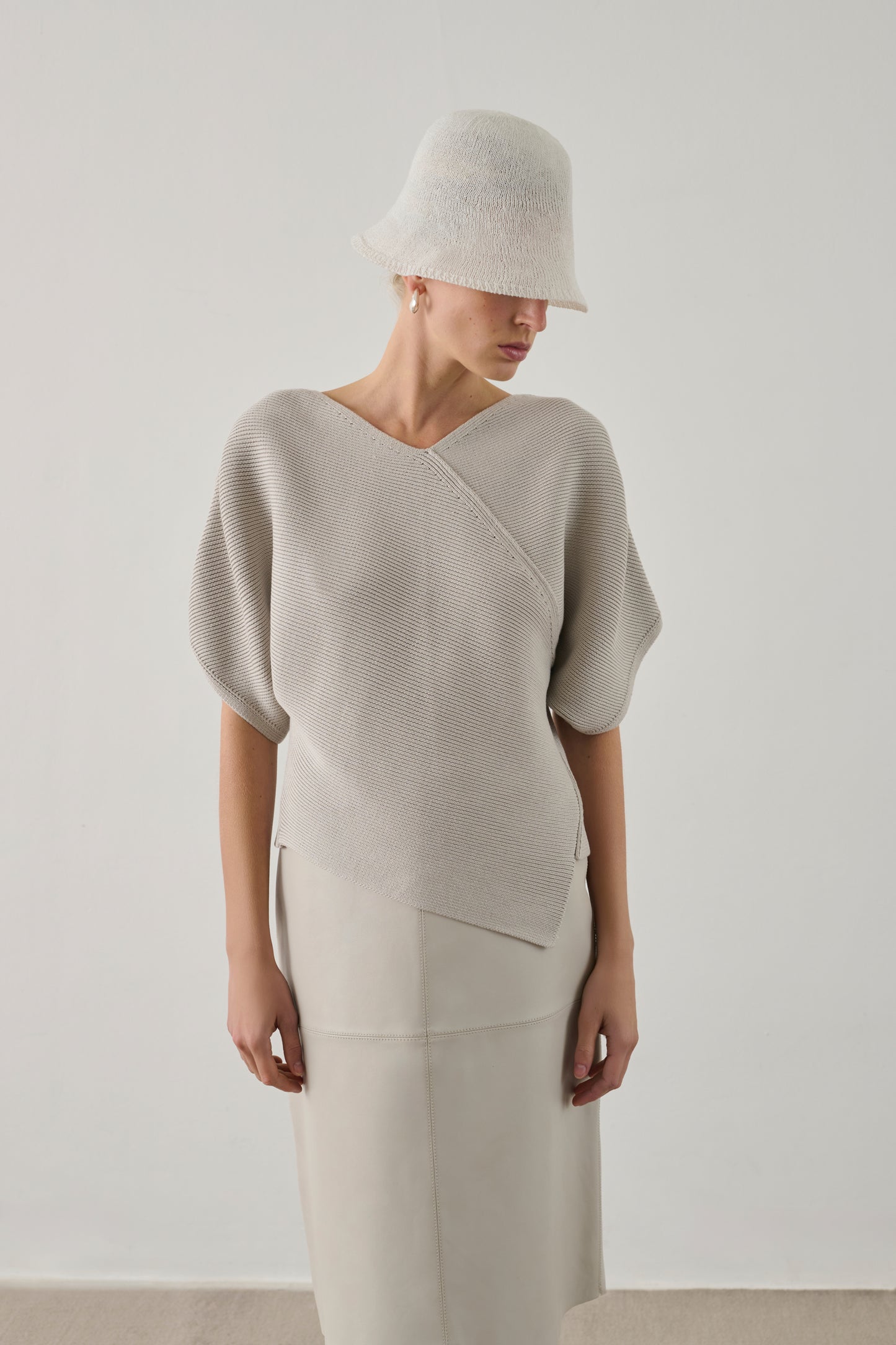 Pull Essaouira - Gris Pâle - Coton - Femme