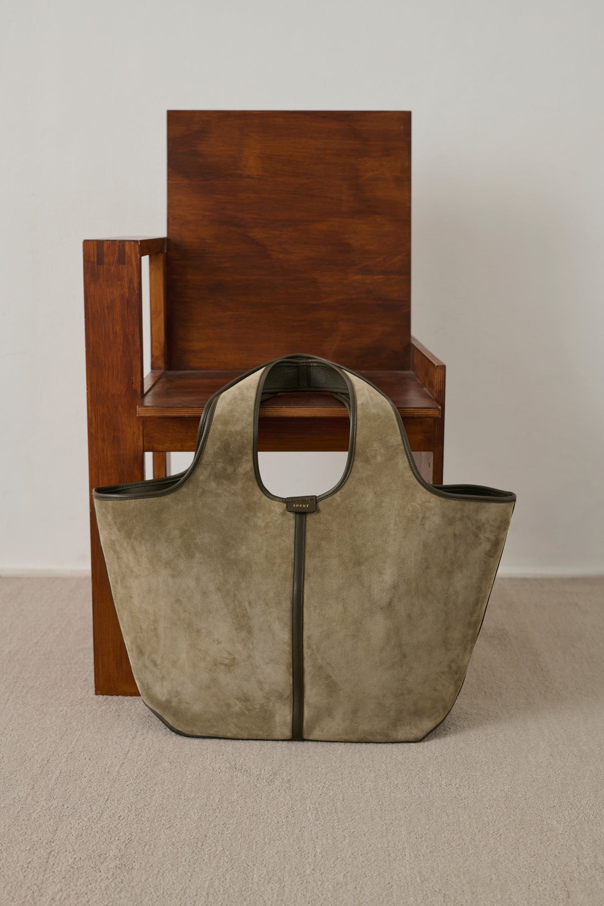 Cabas Douce - Gris - Cuir - Femme vue 6