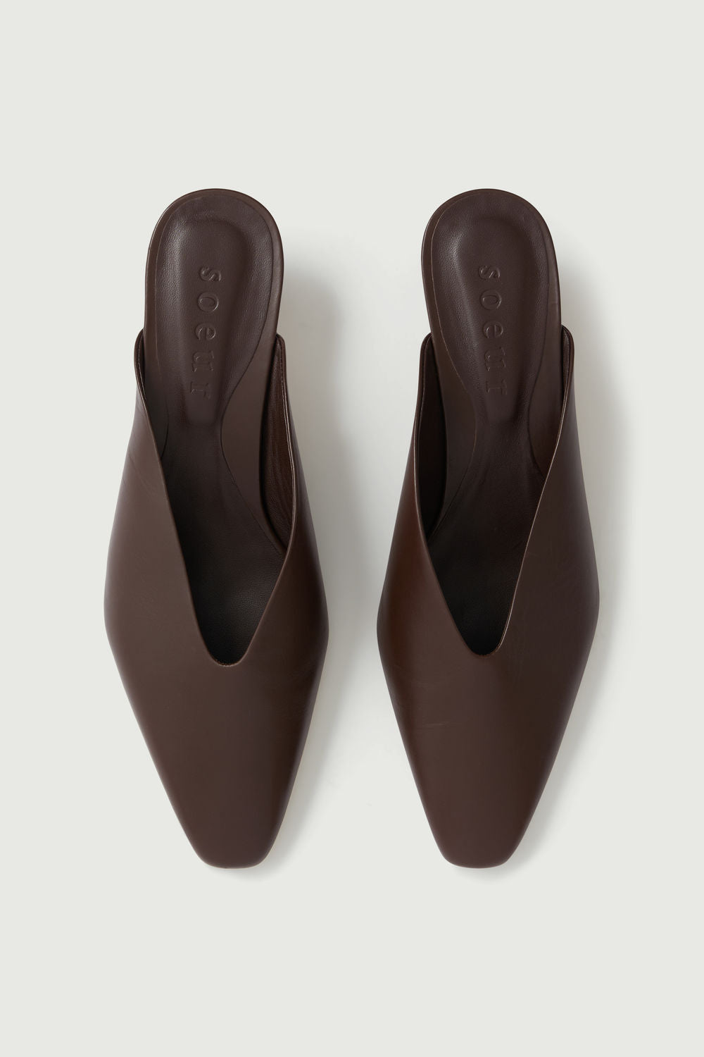 Mules Amalie - Marron - Cuir - Femme